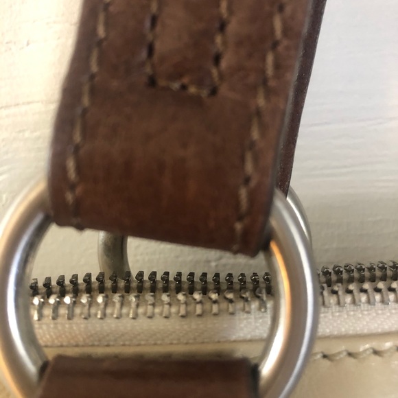 David & Scotti Leather Messenger Bag